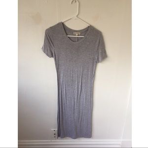 Midi length tee shirt dress